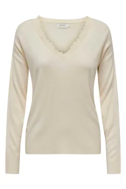 Camisola Bico Gola De Renda