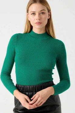 Camisola Canelada Gola Alta