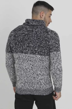 Camisola Com Blocos Jaspeados