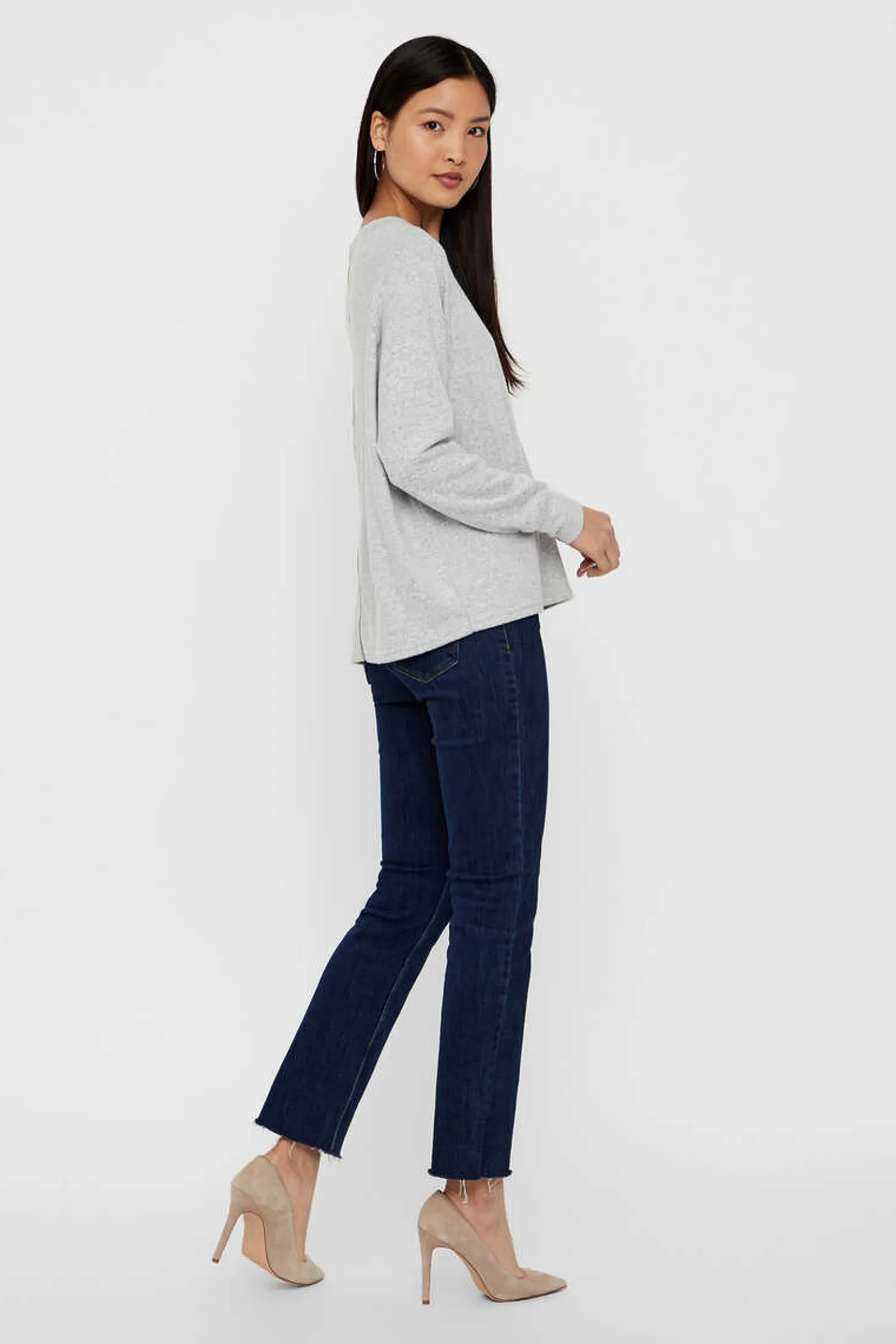 Camisola Com Fecho-Eclair Traseiro