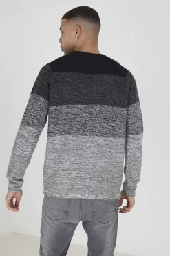 Camisola Com Paineis Jaspeada