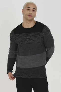 Camisola Com Paineis Jaspeada