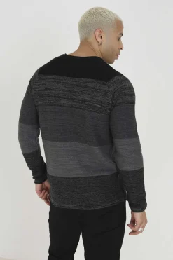 Camisola Com Paineis Jaspeada