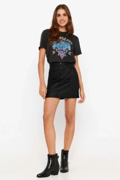 Camisola Cropped De Malha