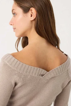 Camisola De Decote Em Bico