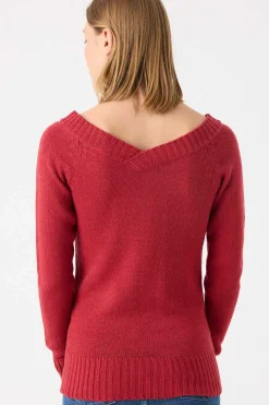 Camisola De Decote Em Bico