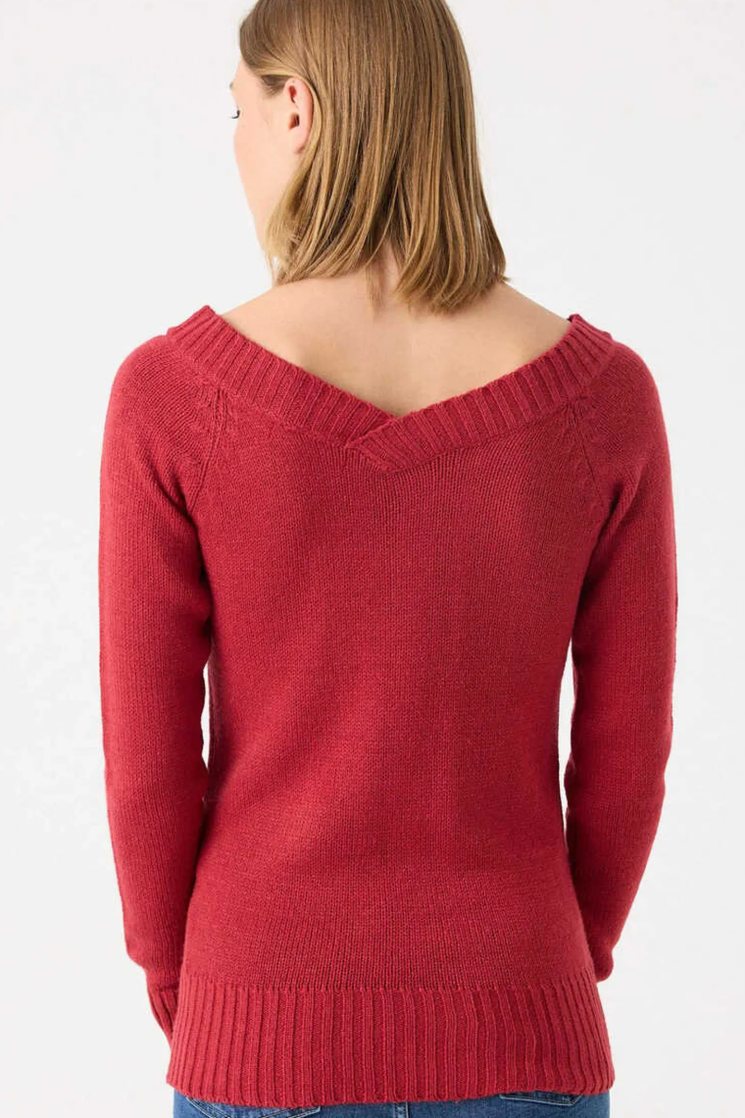 Camisola De Decote Em Bico