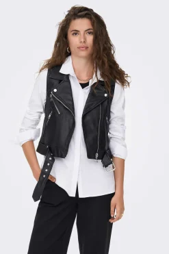 Camisola De Decote Redondo Mangas Caneladas