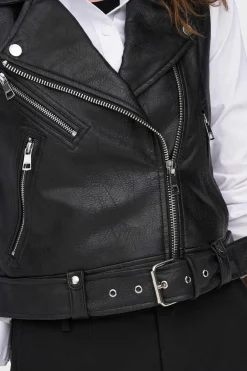 Camisola De Decote Redondo Mangas Caneladas