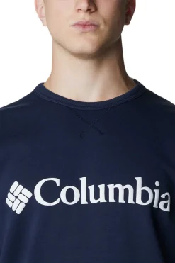 Camisola De Gola Redonda Com Logo Columbia™