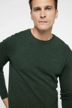 Camisola De Gola Redonda Com Bordado Essential