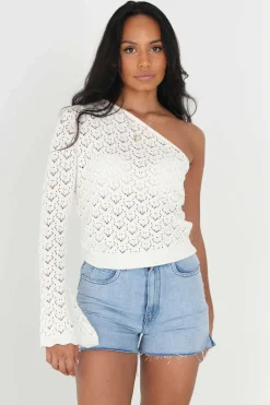 Camisola De Malha Assimetrica.