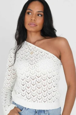 Camisola De Malha Assimetrica.