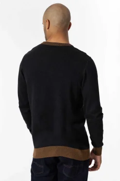 Camisola De Malha Bicolorida