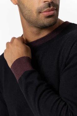 Camisola De Malha Bicolorida