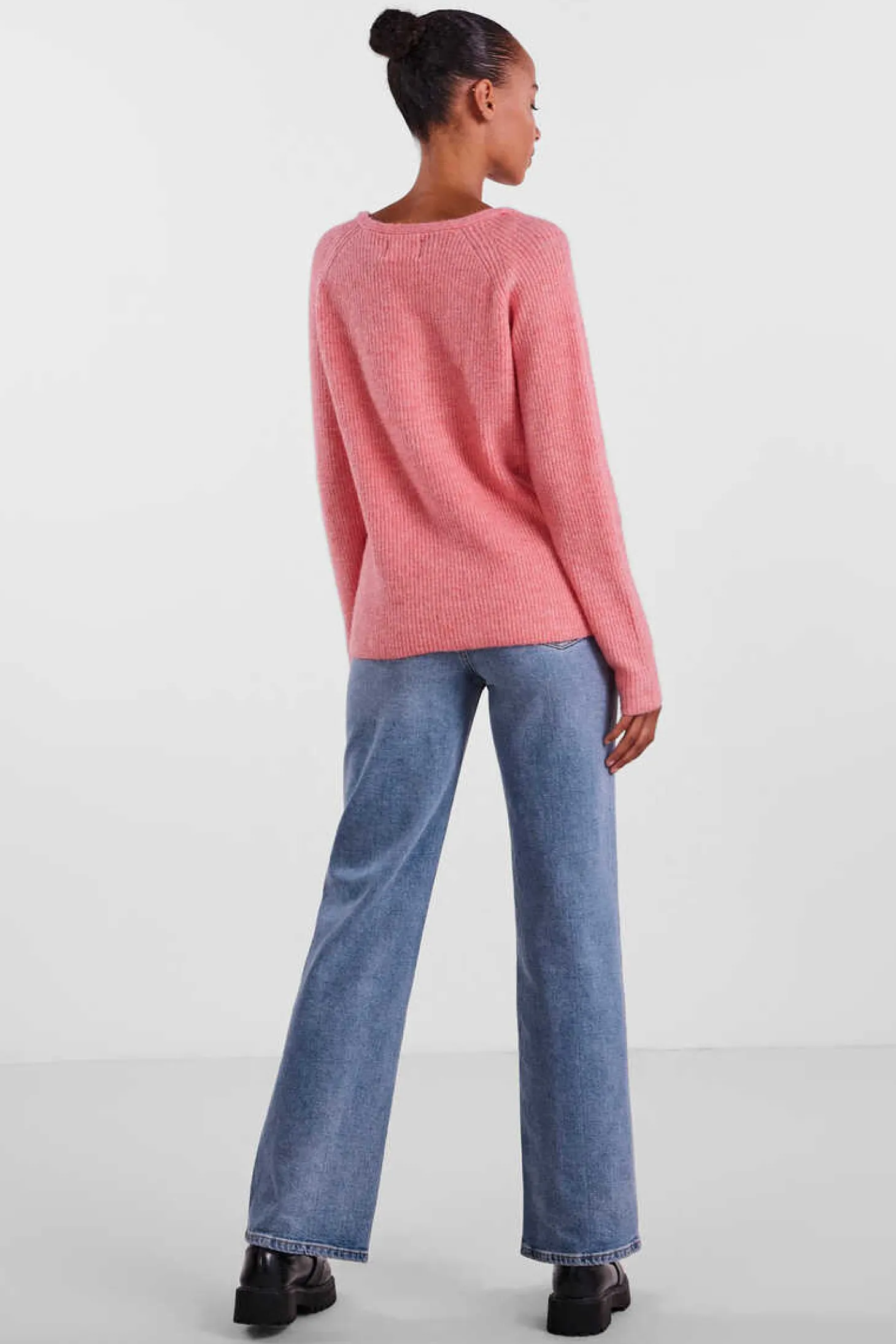 Camisola De Malha Canelada