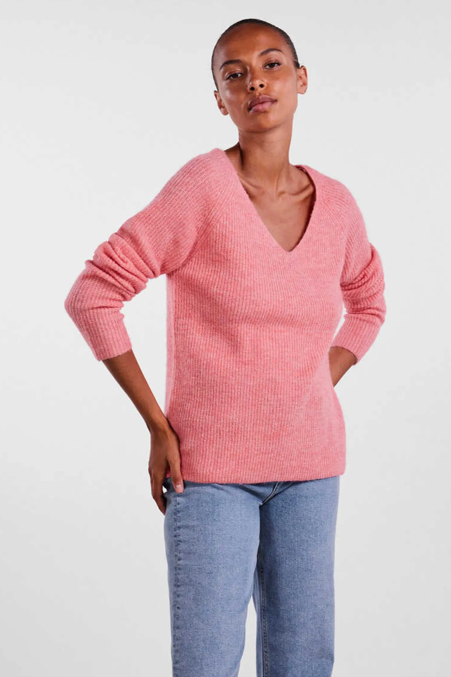 Camisola De Malha Canelada