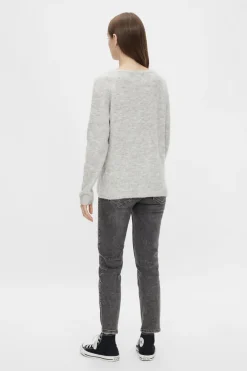 Camisola De Malha Canelada