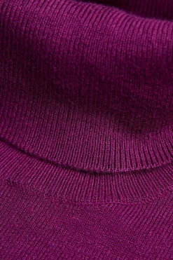 Camisola De Malha Com Gola Dobrada