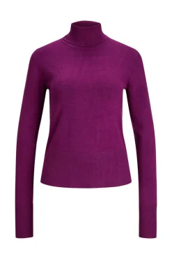 Camisola De Malha Com Gola Dobrada