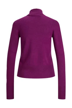 Camisola De Malha Com Gola Dobrada