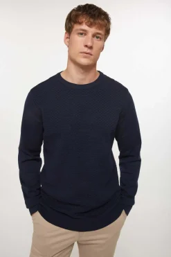 Camisola De Malha Com Jacquard