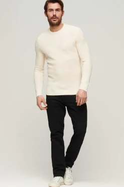 Camisola De Malha De Gola Redonda E Textura