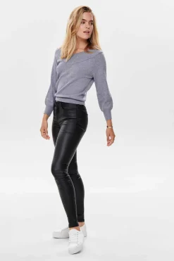 Camisola De Malha Decote Bico