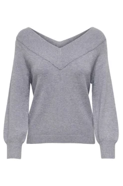 Camisola De Malha Decote Bico