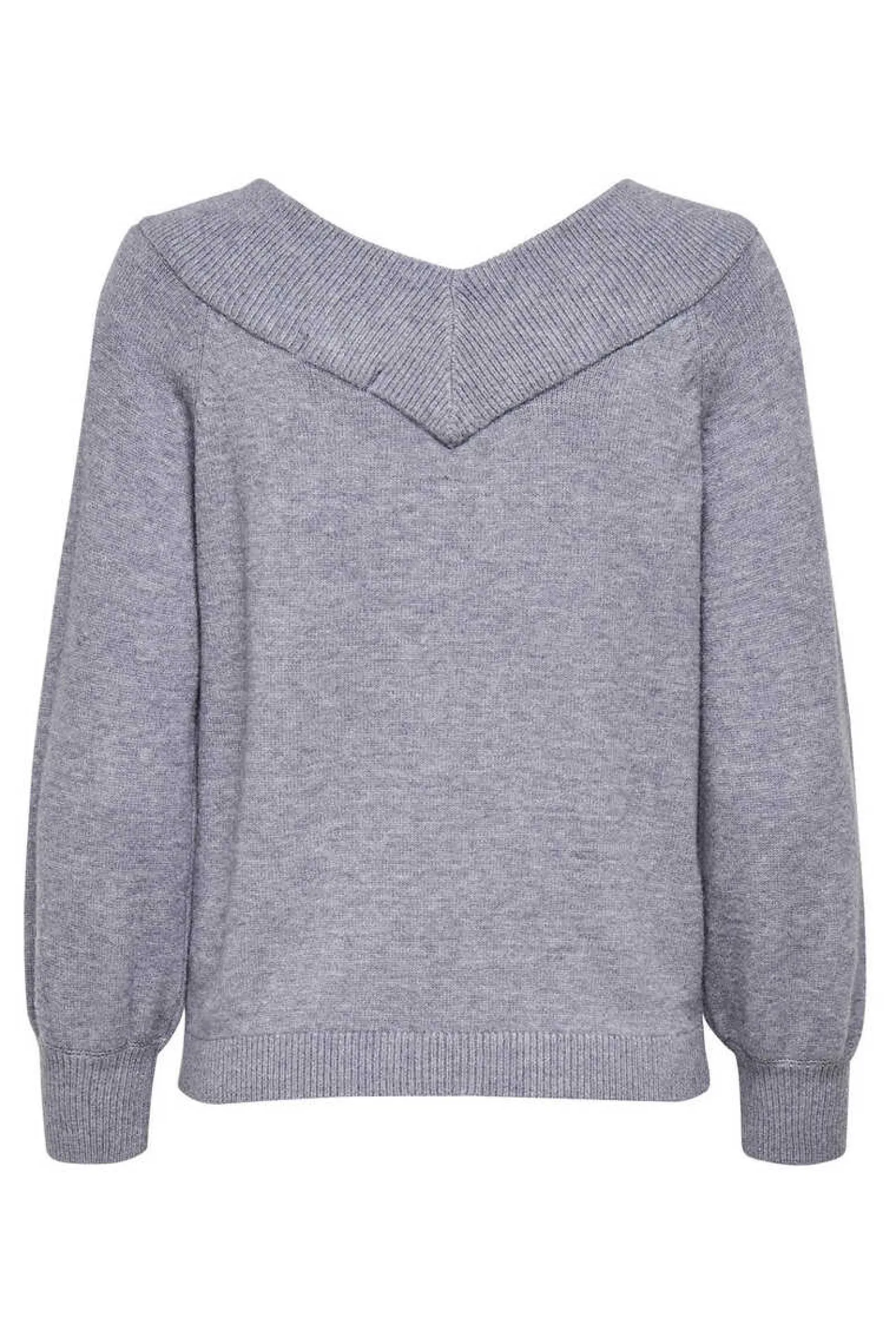 Camisola De Malha Decote Bico