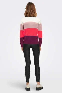 Camisola De Malha Em Bloco De Cor