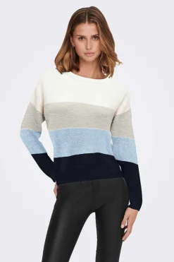 Camisola De Malha Em Bloco De Cor