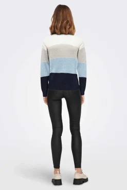 Camisola De Malha Em Bloco De Cor