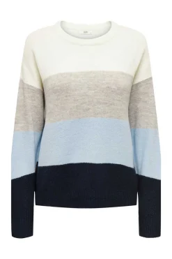 Camisola De Malha Em Bloco De Cor
