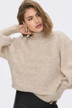 Camisola De Malha Gola Alta