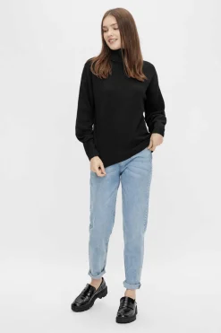 Camisola De Malha Gola Dobrada