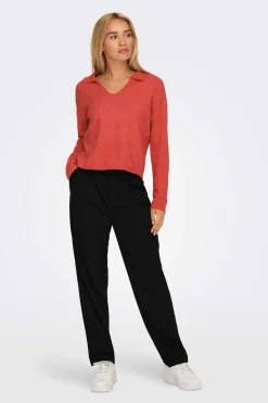 Camisola De Malha Gola Polo