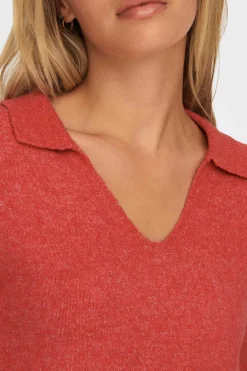 Camisola De Malha Gola Polo