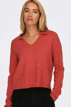 Camisola De Malha Gola Polo