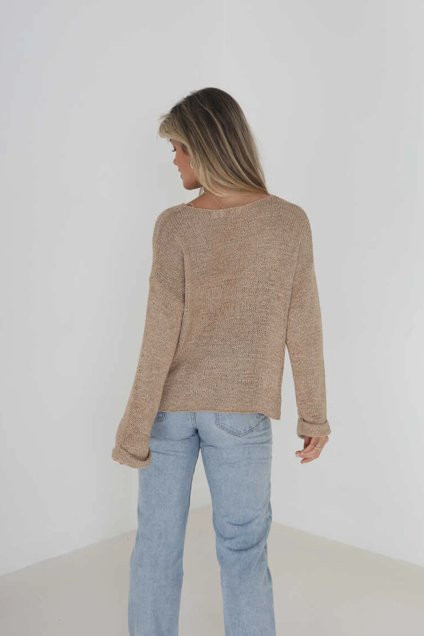 Camisola De Malha Gola Redonda