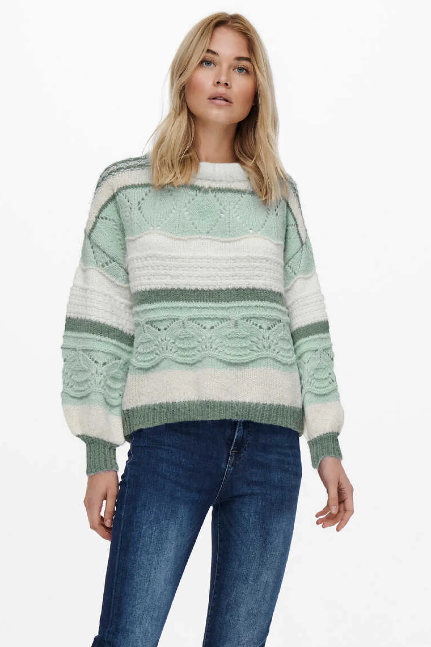 Camisola De Malha Gola Redonda