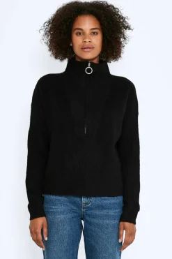 Camisola De Malha Oversize De Gola Alta