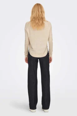 Camisola De Manga Comprida E Gola Redonda