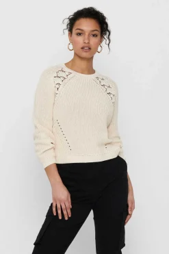 Camisola De Manga Comprida De Gola Redonda