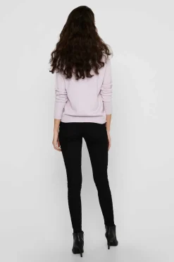 Camisola De Manga Comprida E Gola Redonda