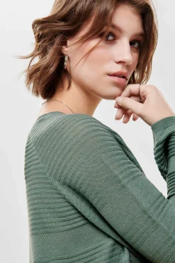 Camisola De Manga Comprida E Gola Redonda