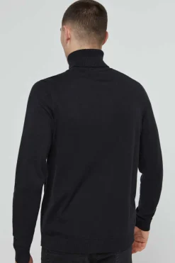 Camisola De Manga Comprida E Gola Dobrada