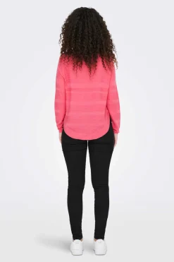 Camisola De Manga Comprida E Gola Redonda