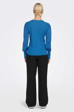 Camisola Em Bico Debruada