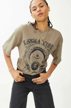 Camisola Estampada Oversize